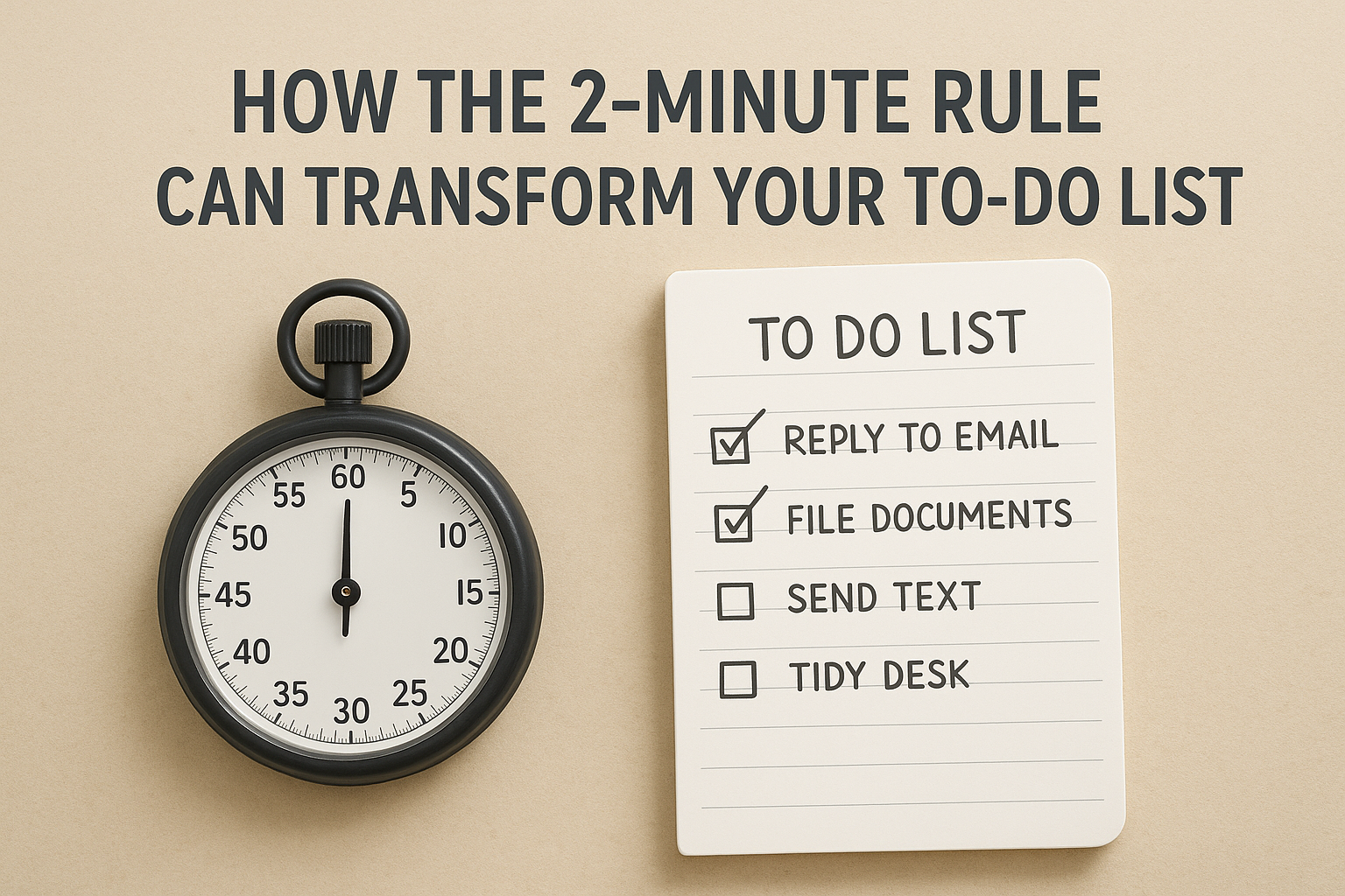 How the 2-Minute Rule Can Transform Your To-Do List: 7 Proven Benefits for Productivity